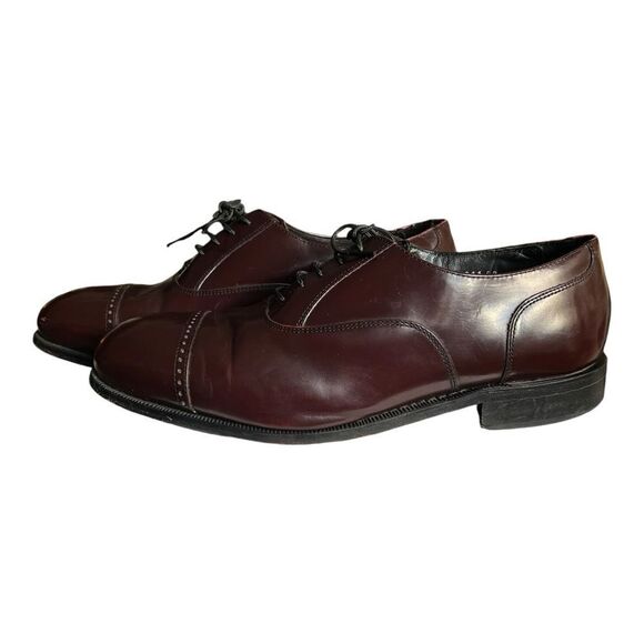 Vintage Florsheim Men’s Shoes. Oxblood Color Sz: 10.5 - Picture 8 of 10